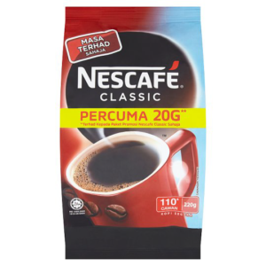 NESCAFE CLASSIC REFILL PACK 200G FOC 20G